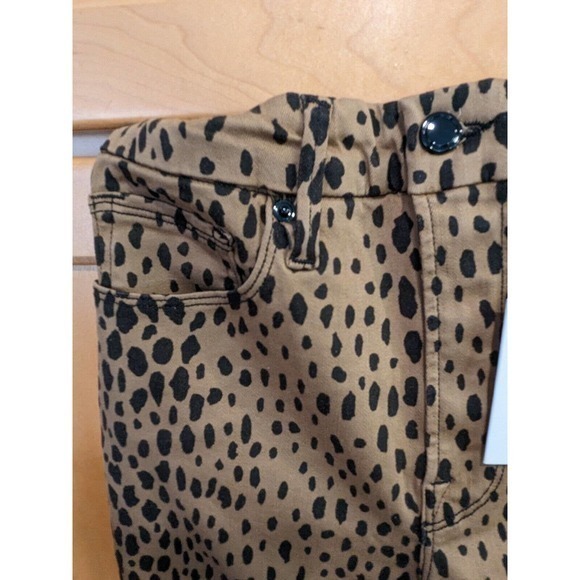 New Good American Women's Good Legs leopard skin Stretch Jeans‎ SZ 6/28 - Picture 5 of 5
